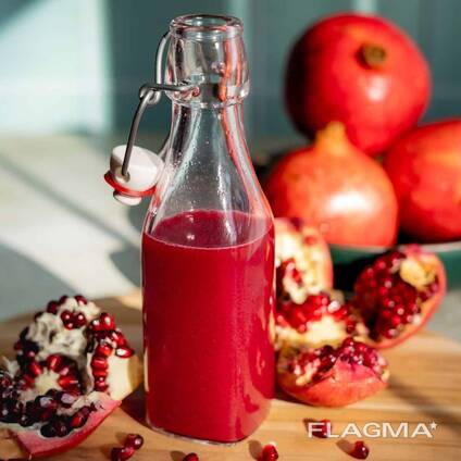 100% natural juice pomegranate