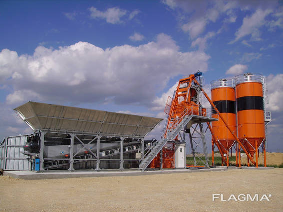 콘크리트 플랜트 SUMAB T-80(80m3/시간) 고정식, 스웨덴