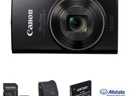 Canon PowerShot ELPH 360 Camera with Accessories Kit (Black)