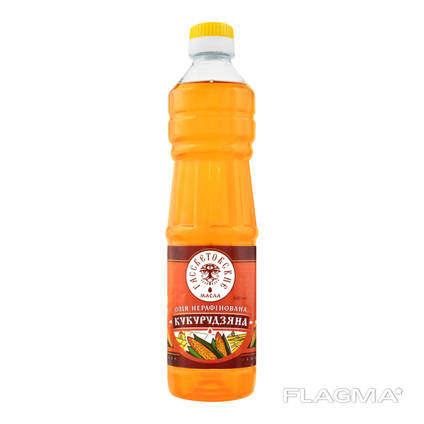 Extra Virgin oils – corn and linseed. Manufacturer
