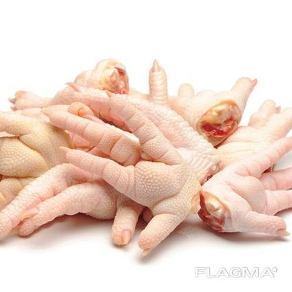 Frozen chicken paws