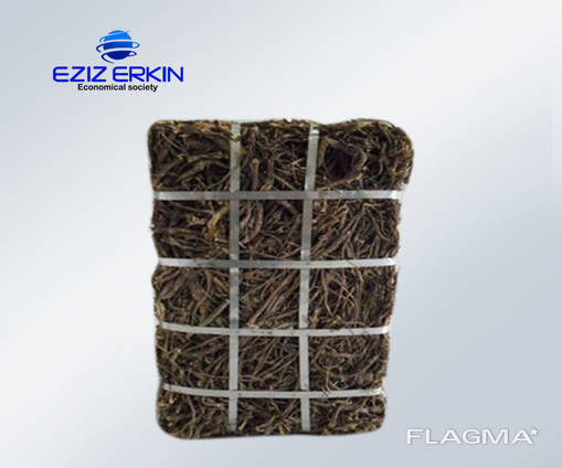 Корни и корневища солодки цельные