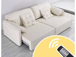 New Modern Minimalist Elephant Ear Sofa Bed Leather Nordic Living Room Straight Row Size
