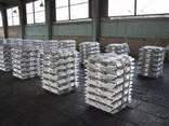 Первичный алюминиевый слиток А7(99, 7%) - фото 1
