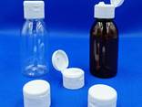 Plastic Bottle PET 120ml with Flip-Top Сap - photo 1
